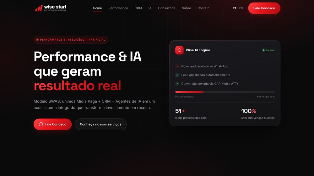 Site criado na imersão